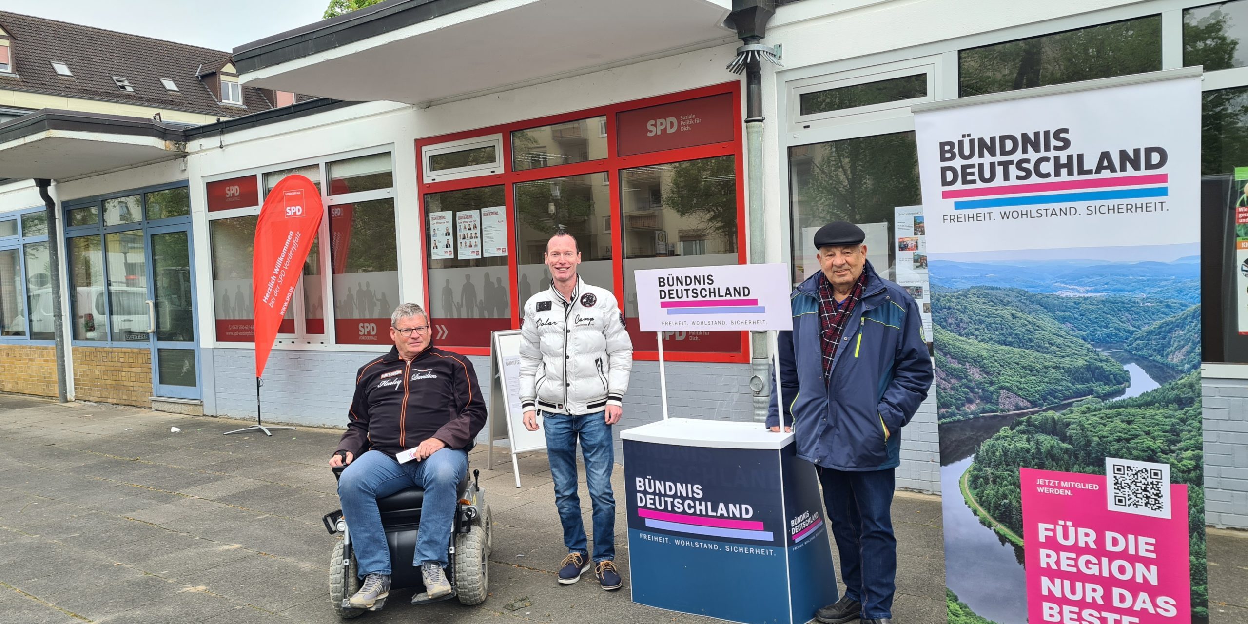 Infostand in Ludwigshafen Infostand