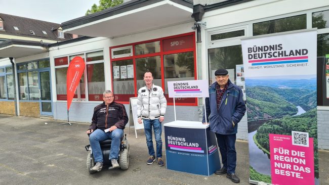 Infostand in Ludwigshafen Infostand