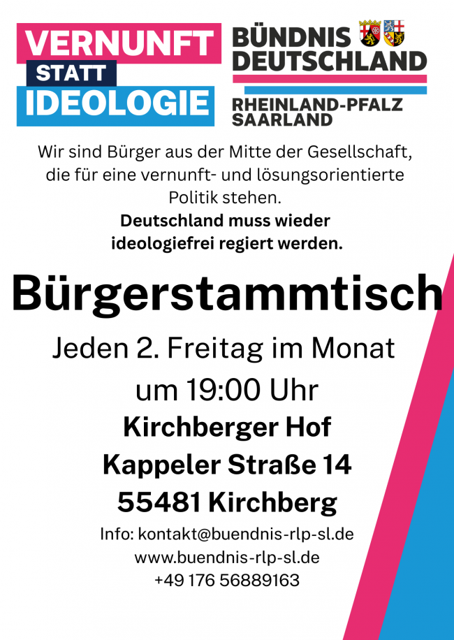 bürgerstammtisch in kirchberg