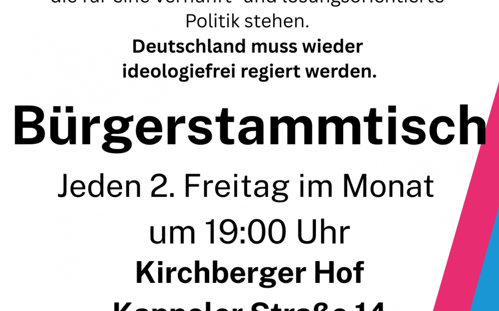 bürgerstammtisch in kirchberg